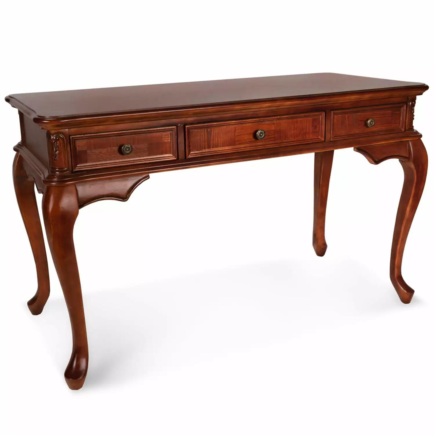 All Things Cedar Executive Desk - Solid Cedar Wood Office Desk Natural Finish
