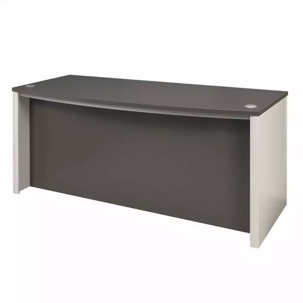 Atlin Designs Executive Desk Slate and Sandstone - Modern Office Desk