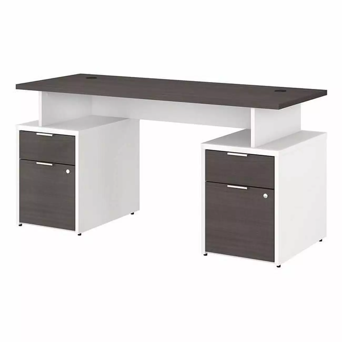 Bush Business Furniture Jamestown 60W Desk 4 Drawers - Spacious Executive Desk Home Office BBF