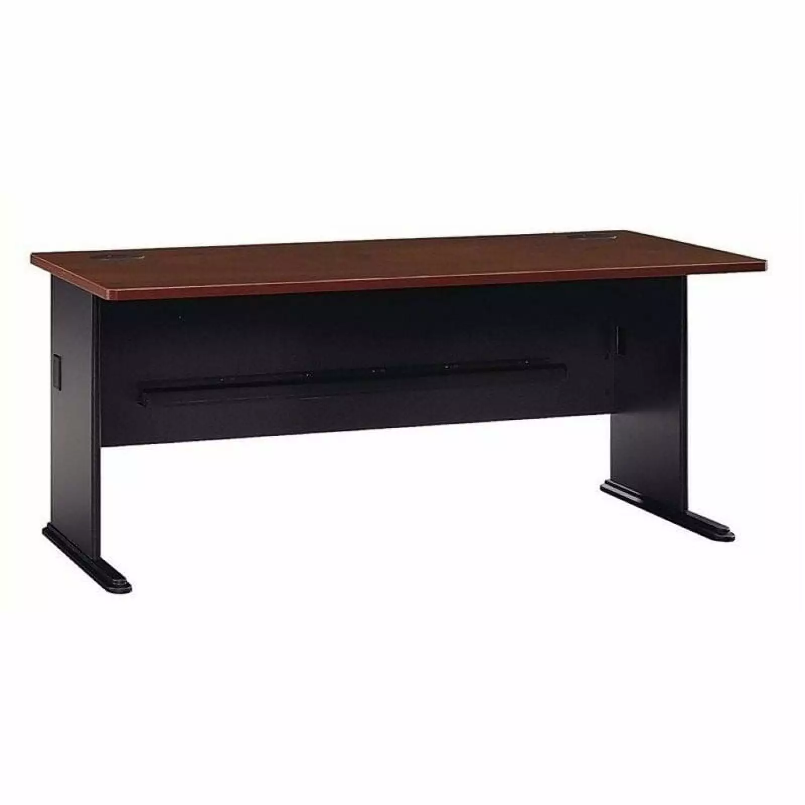Bowery Hill 72 Desk Hansen Cherry Large Executive Office Desk