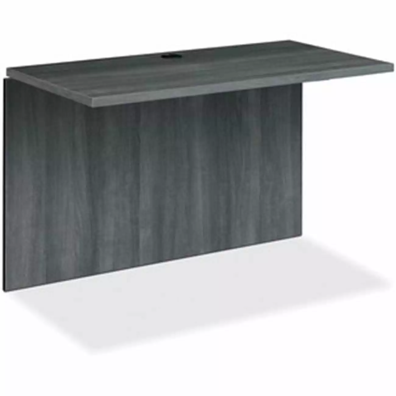 HON 10570 Series 47 Inch Sterling Ash Laminate Desking Bridge Office Desk