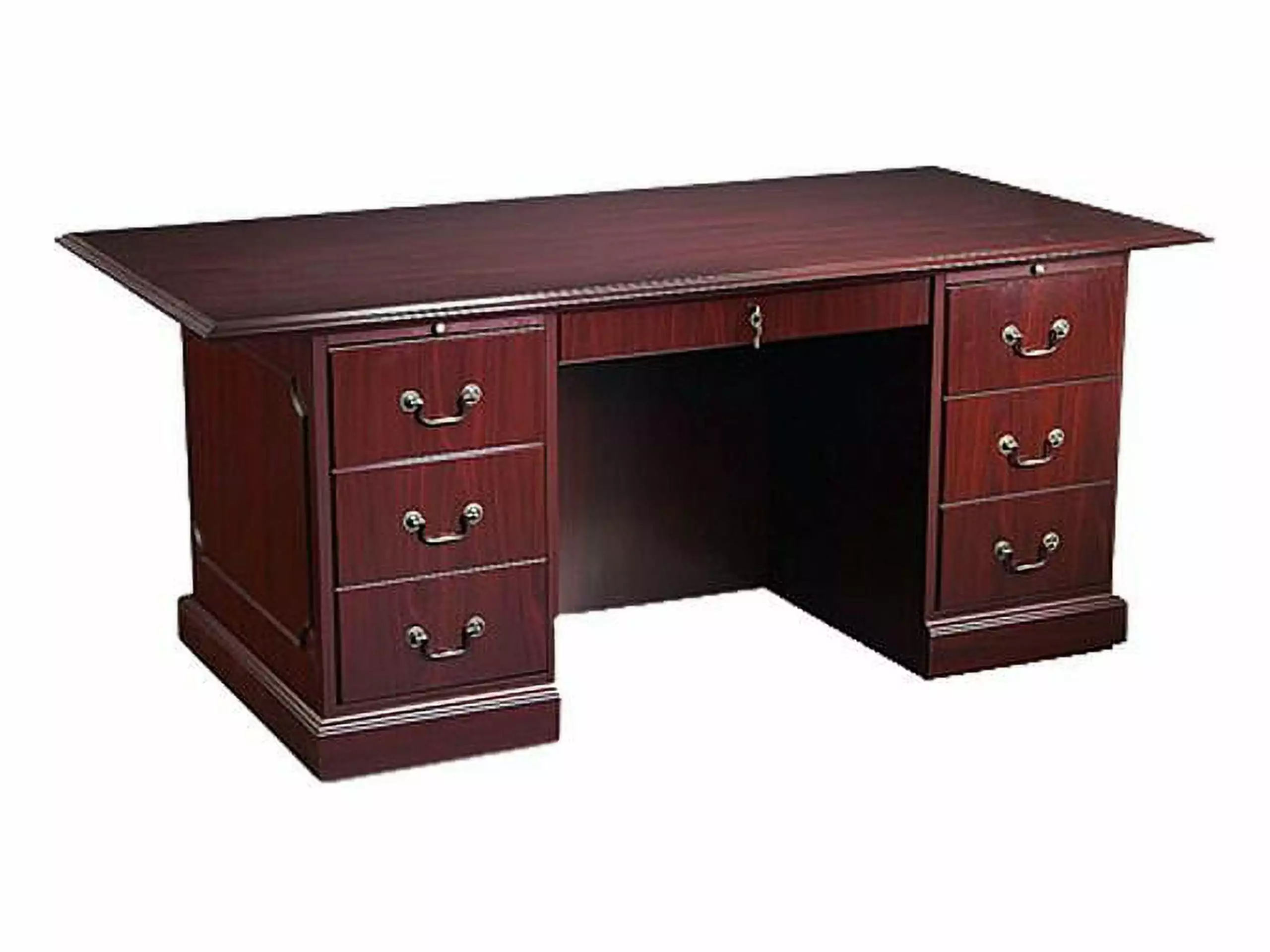 HON 94271NN 94000 Series Double Pedestal Mahogany Office Desk