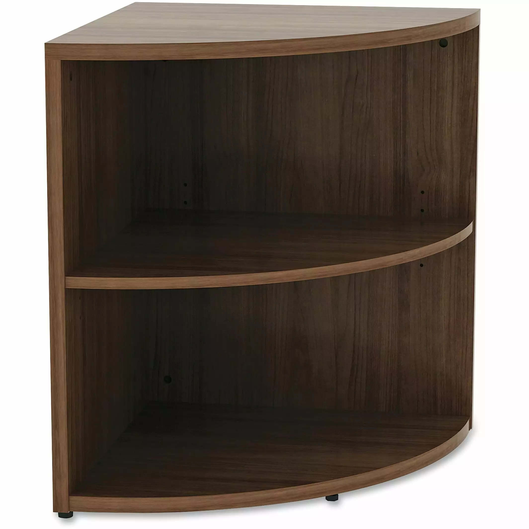 Lorell Walnut Laminate Office Suite Desking 1 Each Walnut