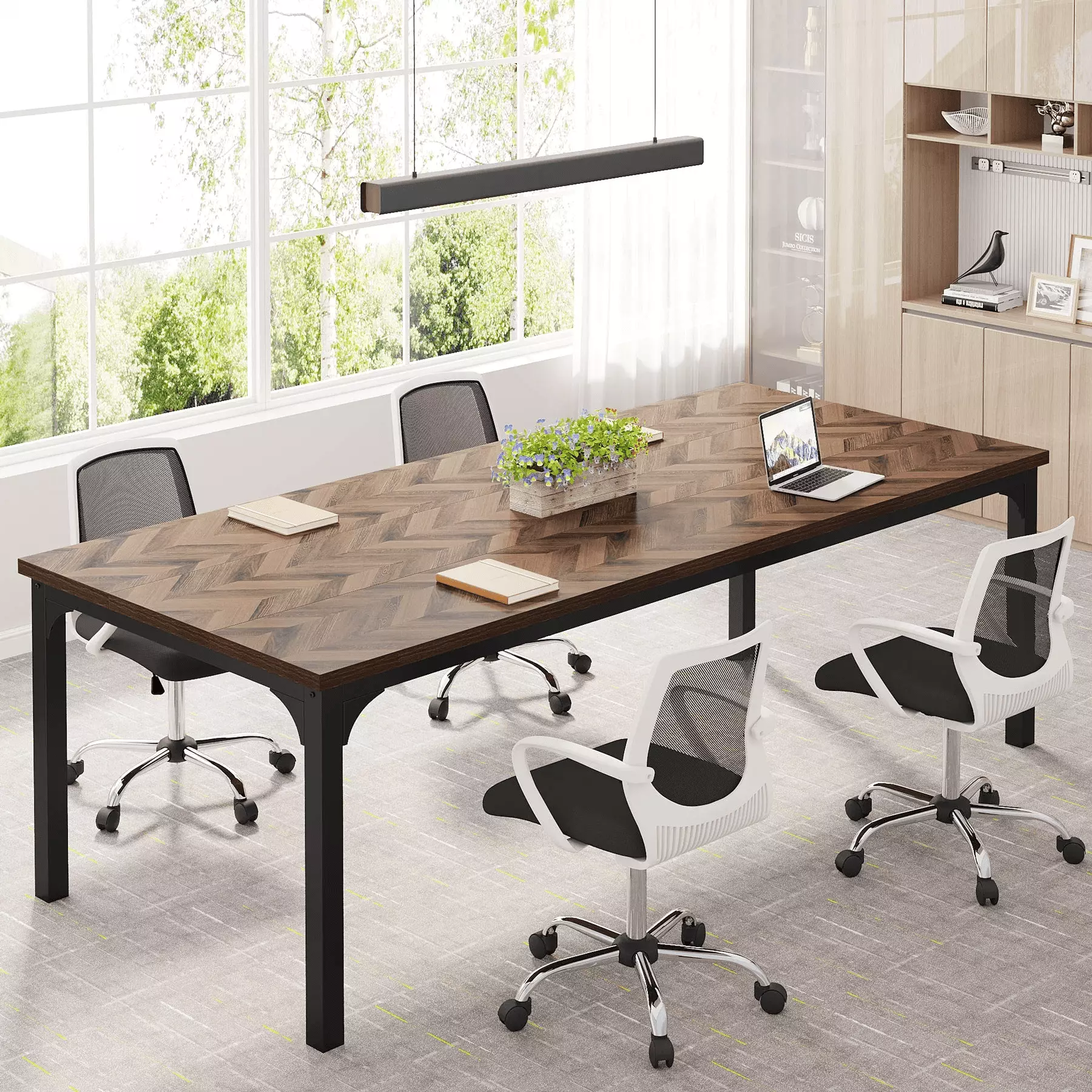 70.9 Executive Desk Simple Computer Desk Conference Table Professional Office Desk sanswood