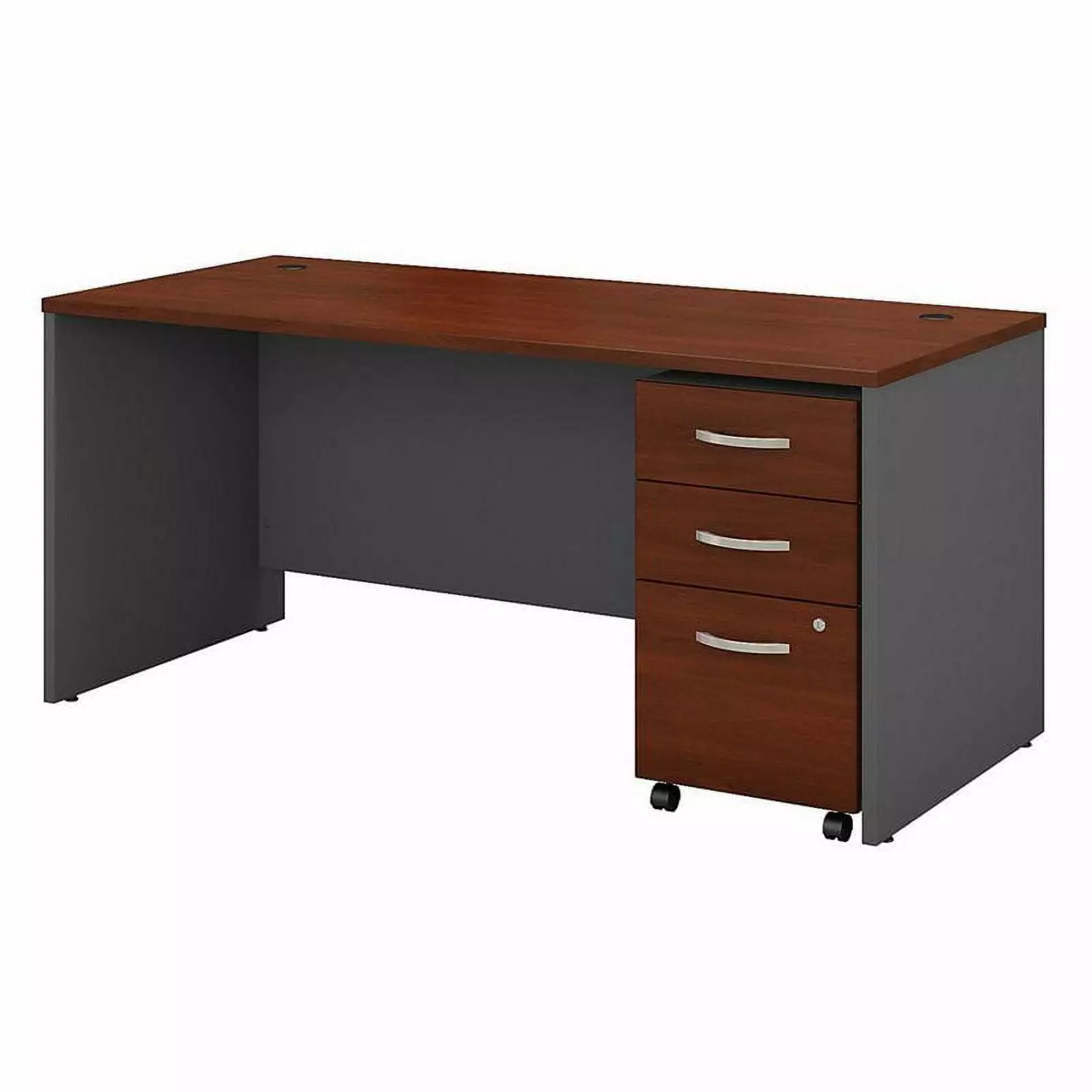 Scranton & Co 66 Shell Desk Pedestal Hansen Cherry - Executive Office Desk