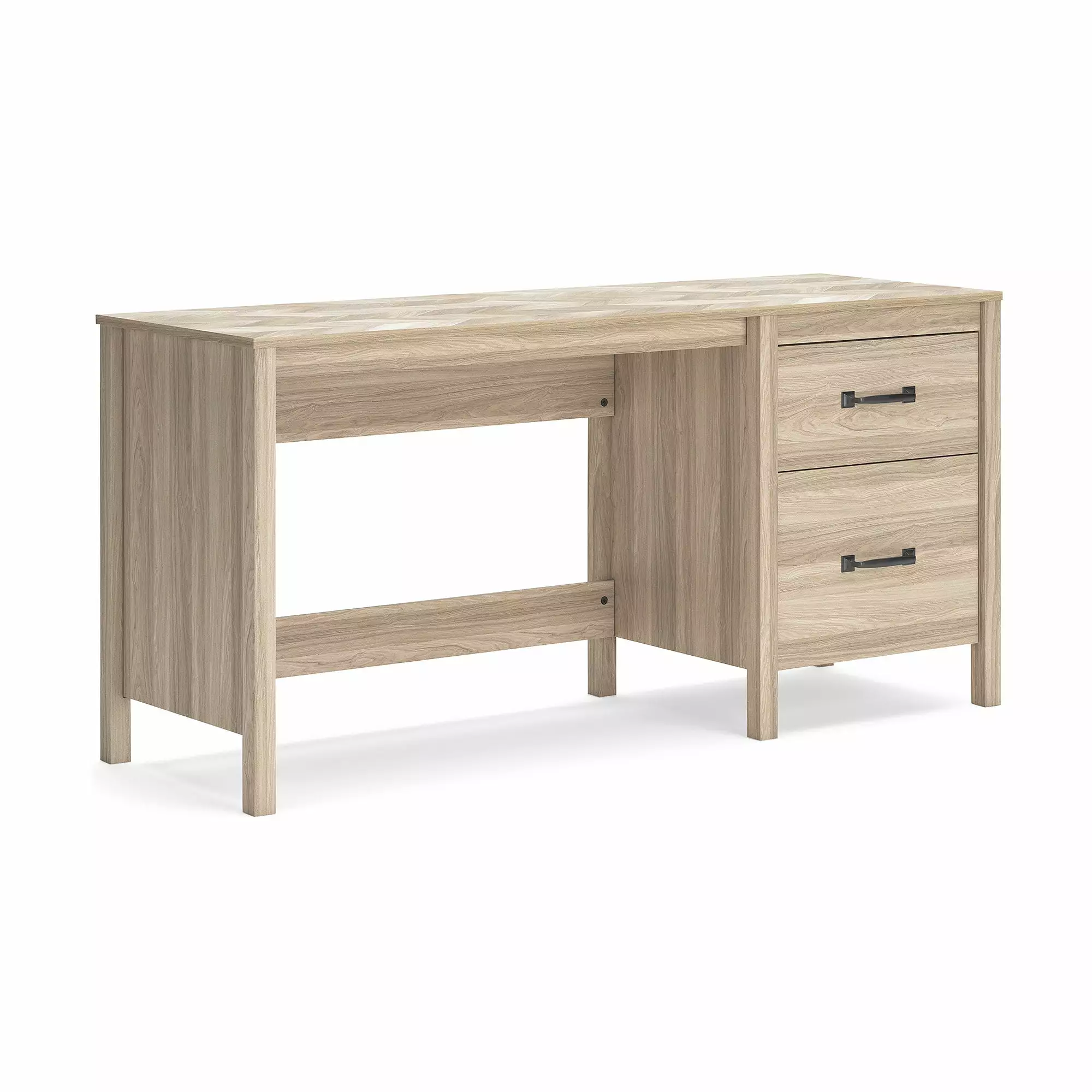 Signature Design Ashley Battelle 60 Home Office Desk Tan