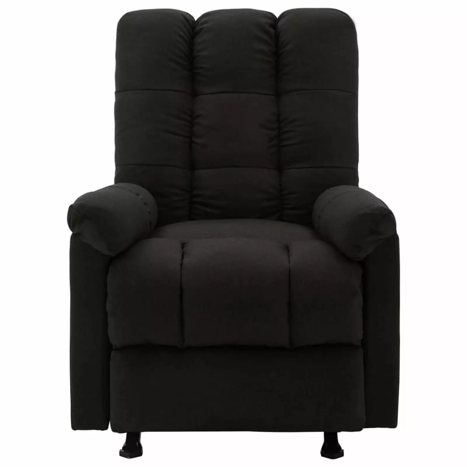 Suzicca Recliner Black Fabric Modern Comfortable Living Room Chair ammoon