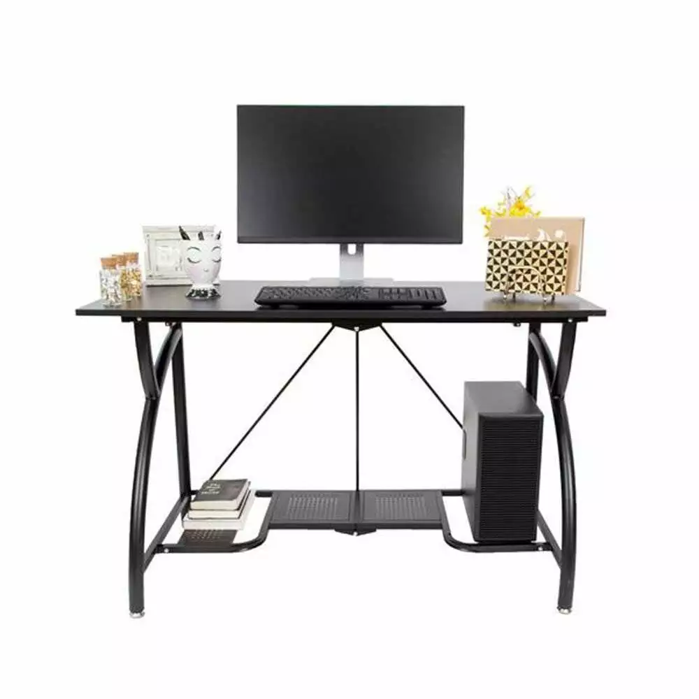 Origami Multi Purpose Folding Office Furniture Table Desk Black 2 Pack Origami Rack