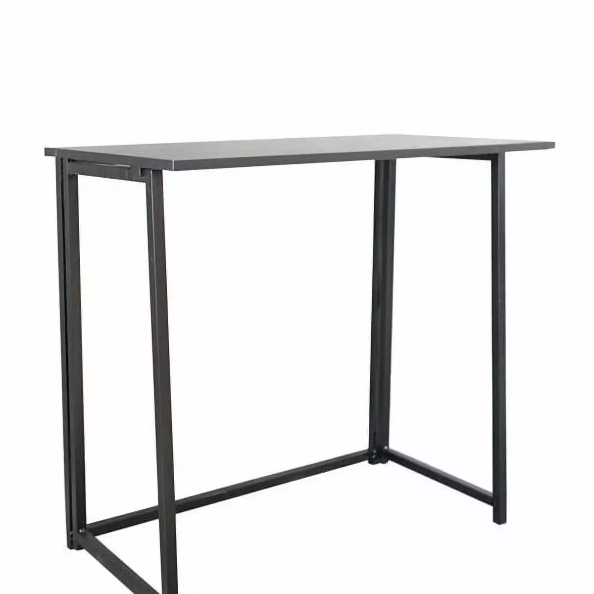 Simple Collapsible Computer Desk Black PoP Voice