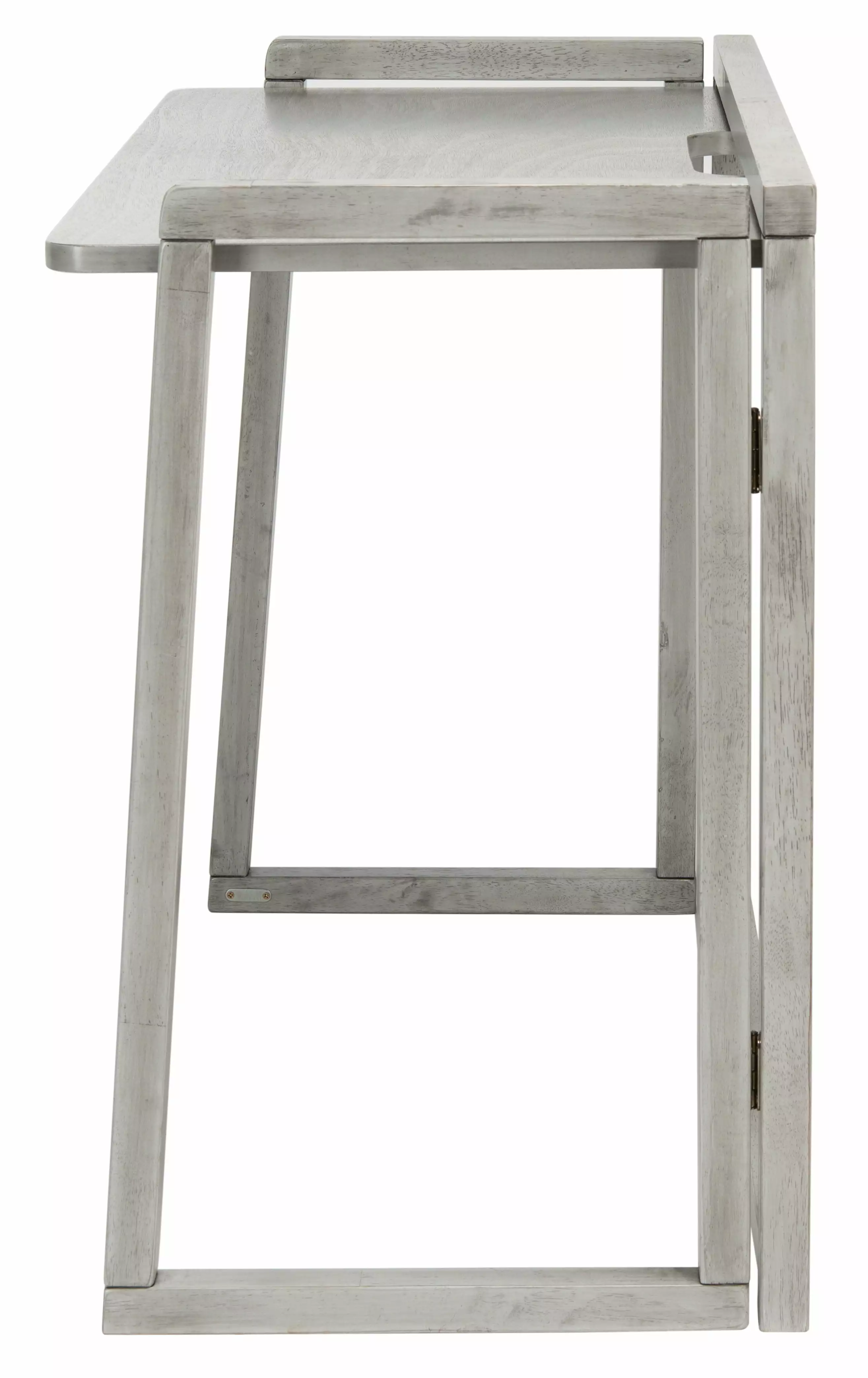 SAFAVIEH Osgood Solid Farmhouse Folding Desk Dark Grey