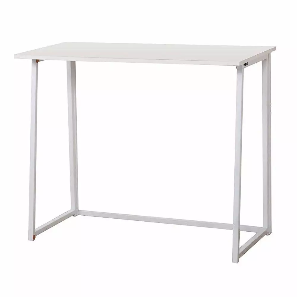 UBesGoo Folding Computer Table - Portable Office Workstation Furniture