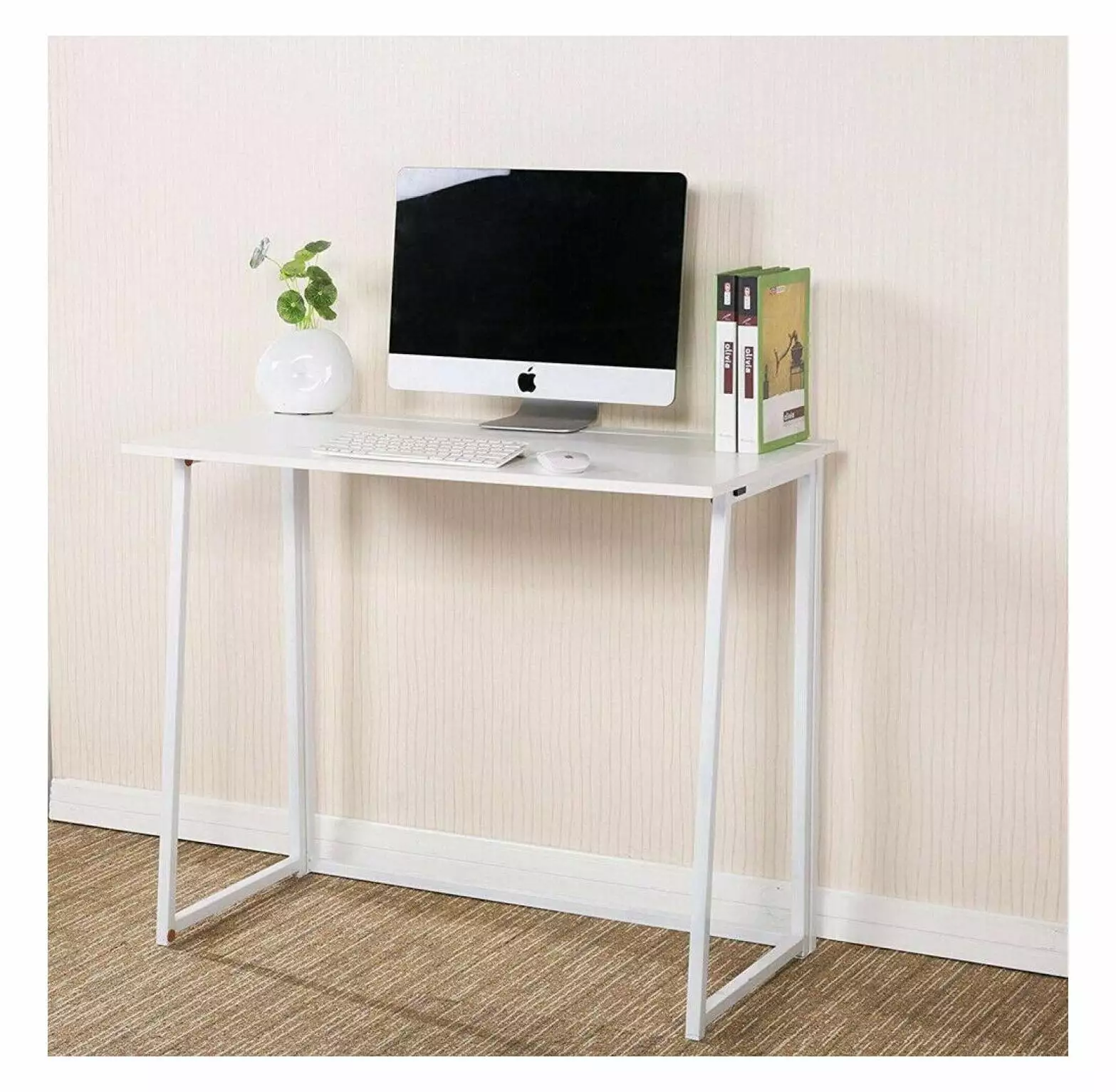 Yunwen Folding Desk Corner Computer Writing Laptop Table Workstation Home Office Desk