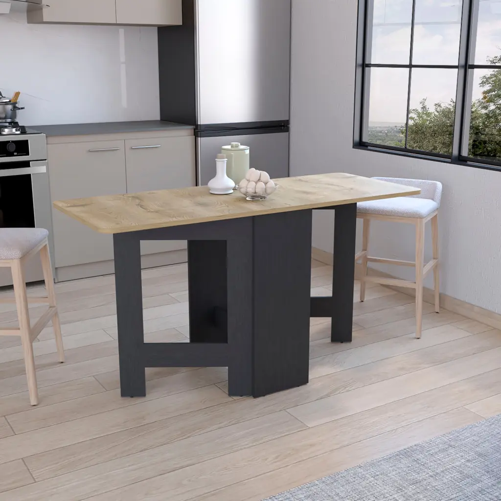 Detroit Expandable Folding Table White Macadam Home Office or Events rta mubles colombia