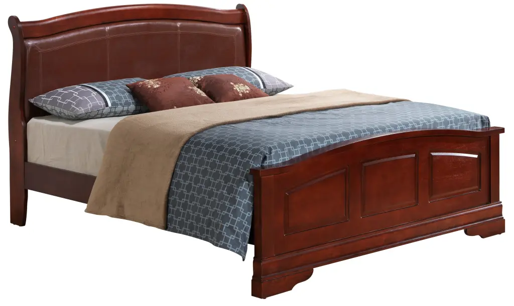 Louis Phillipe G3100C FB2 Full Bed Cherry Finish Particle Board glory furniture