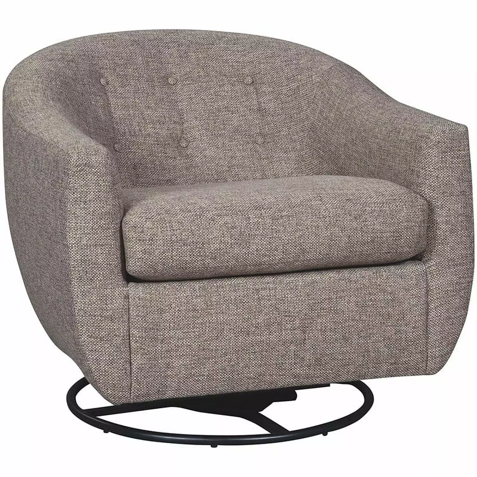 Bowery Hill Tufted Swivel Glider Taupe