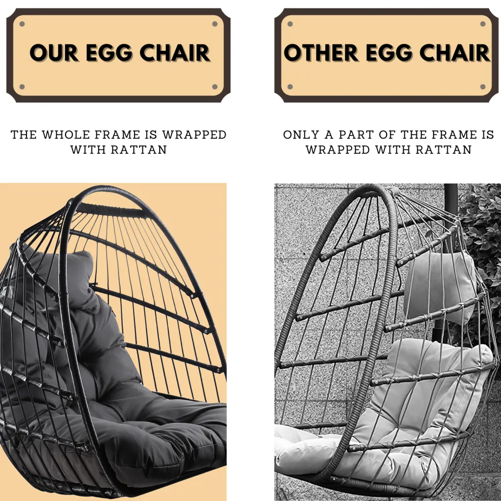 Swing Egg Chair Stand Indoor And Outdoor Use gbkgoods