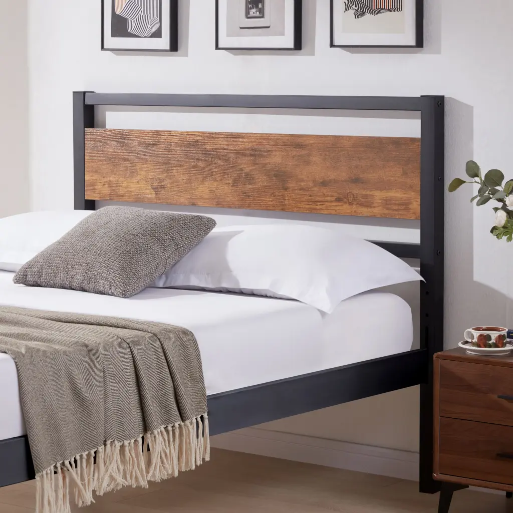 Wood Headboard King Size Bed Rustic Solid Wood Headboard Only xichen indoor furniture co.- ltd
