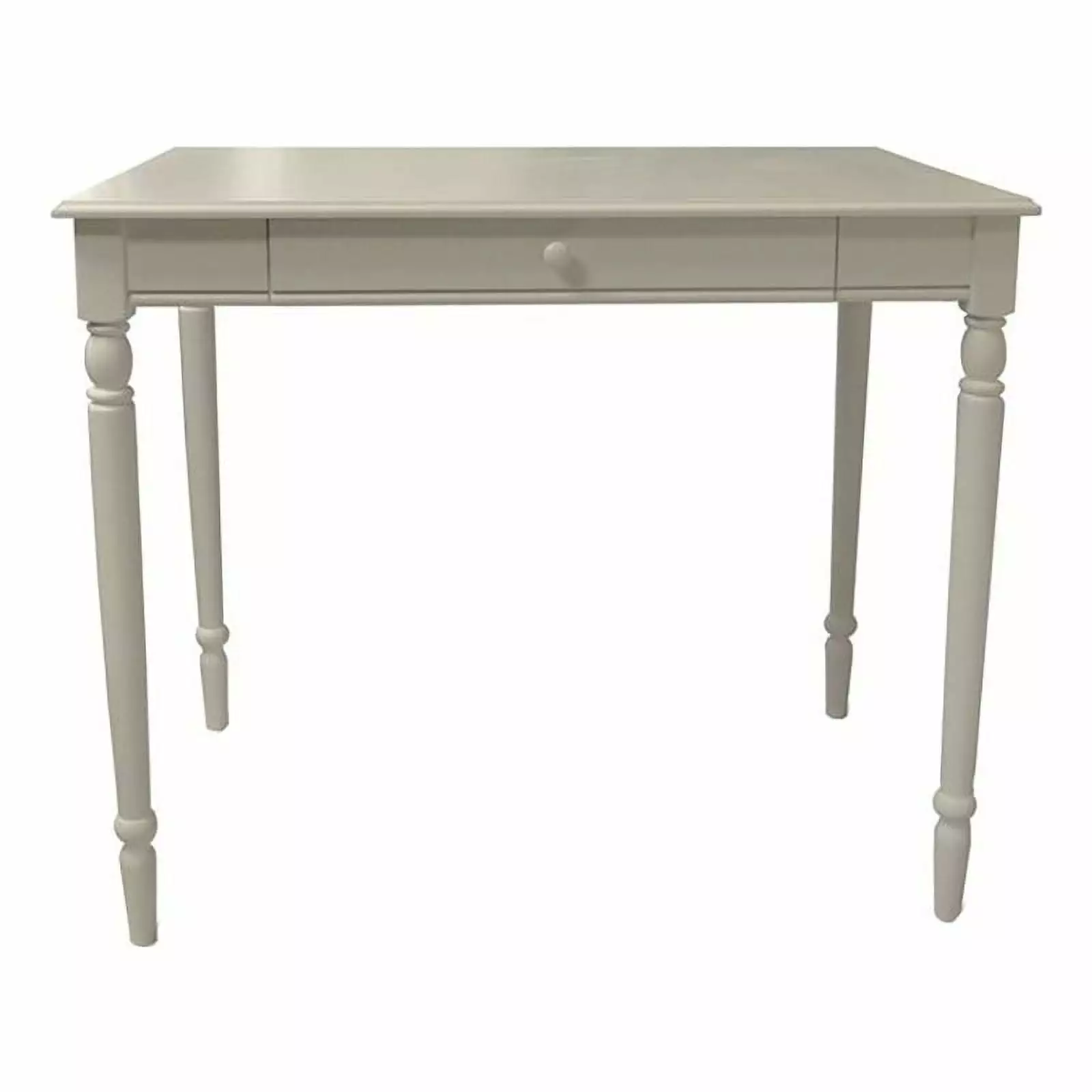 Scranton & Co Traditional Wood Home Office Desk Drawer White