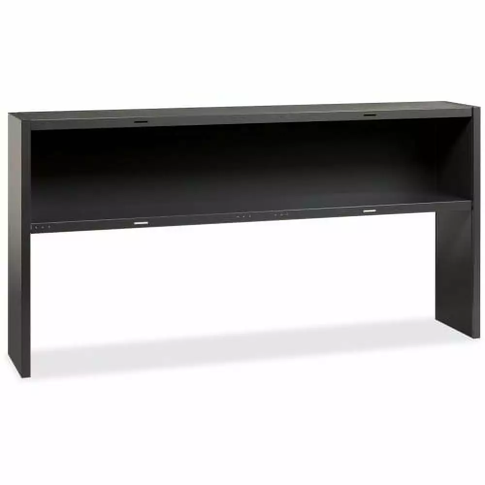 Lorell Charcoal Steel Desk Series Stack-on Hutch 72