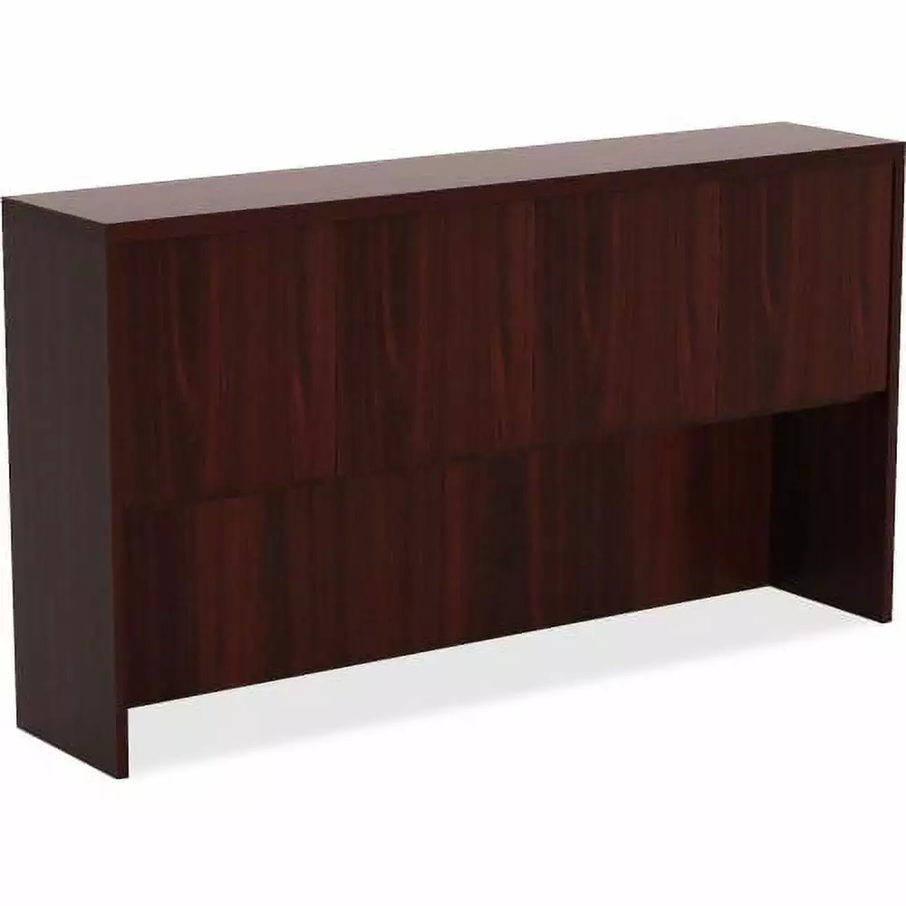 Lorell Chateau Series Mahogany Laminate Desking Hutch 70.9x14.8x36.5 4 Drawers