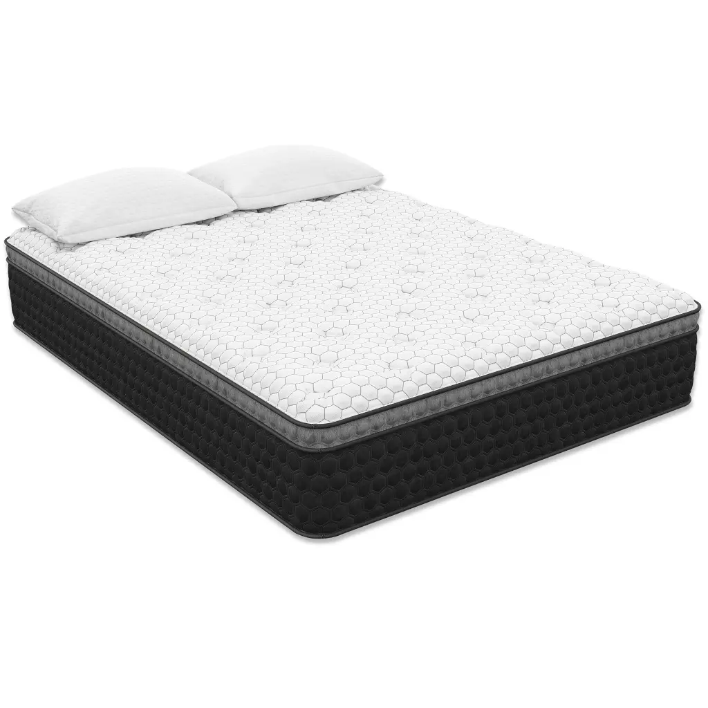 Full Nova Lux Copper Cool Hybrid Euro Top 14 Inch Medium Feel Mattress White diamond mattress