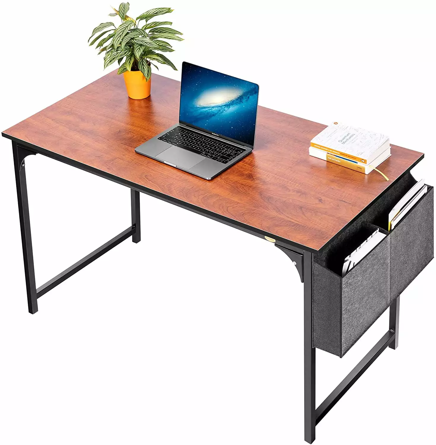 VIVOHOME 47 Inch Industrial Computer Desk Home Office Workstation