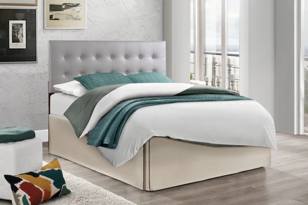 Super Nova G0130 KHB King Headboard Light Grey Foam PU Upholstered glory furniture