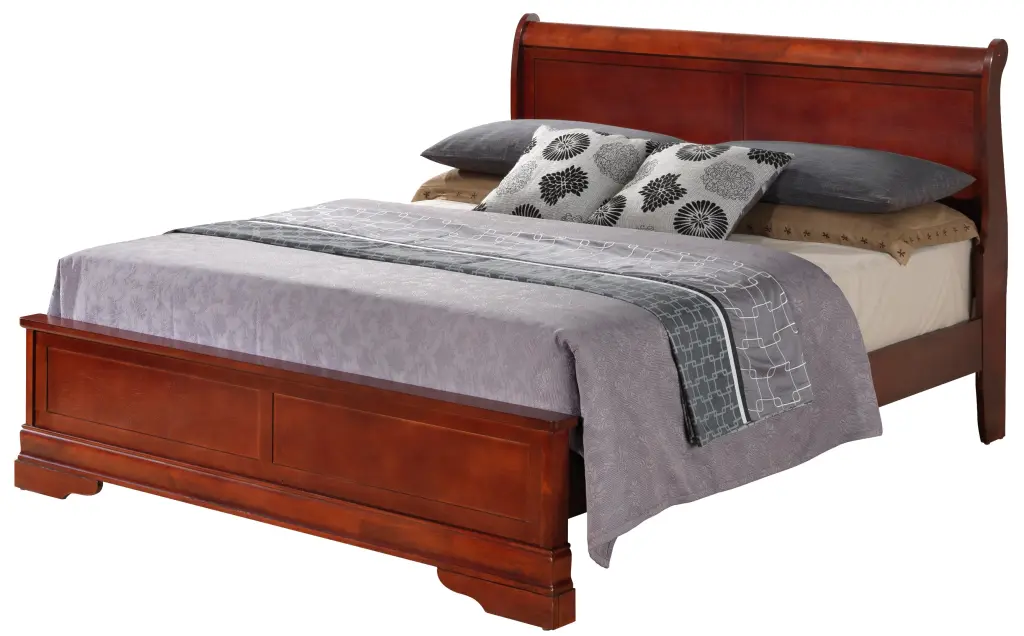 Louis Phillipe G3100E KB3 King Bed Cherry Particle Board glory furniture