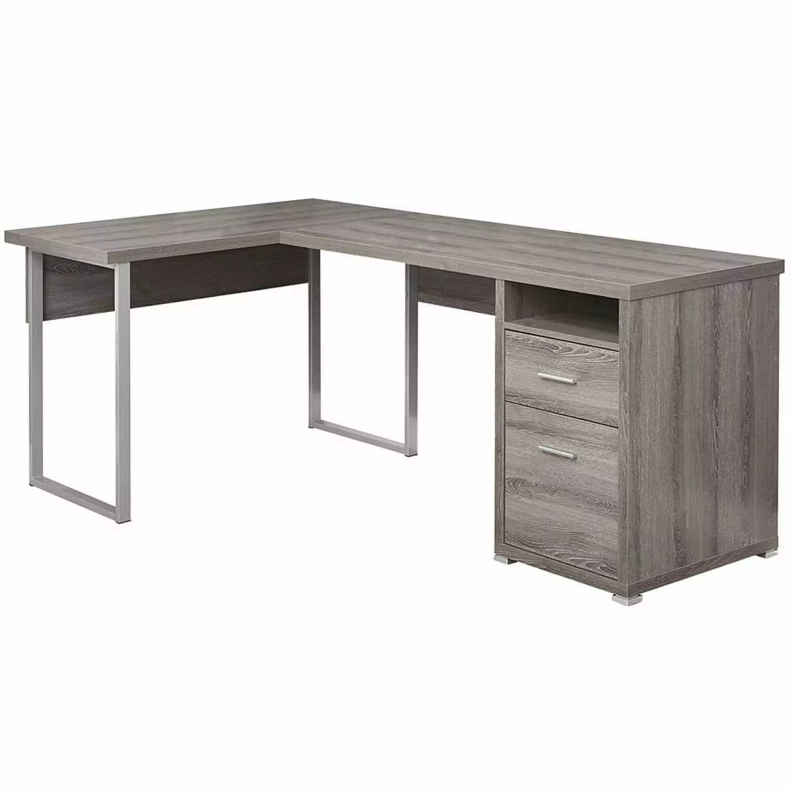 Pemberly Row L Shape Computer Desk Home Office Corner Workstation