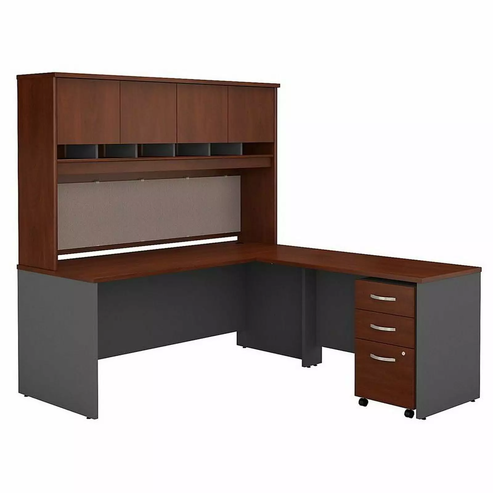 Scranton & Co 72 L Shaped Desk Hutch Hansen Cherry Office Furniture