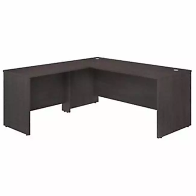 72 x 30 Storm Gray Studio C L Shaped Desk 42 Return SeatSolutions