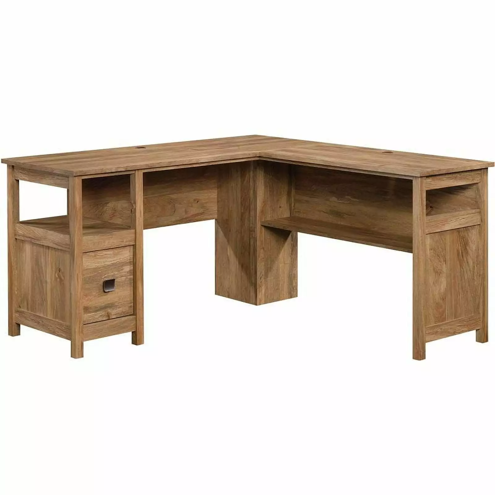 UrbanPro L Shaped Writing Desk Sindoori Mango