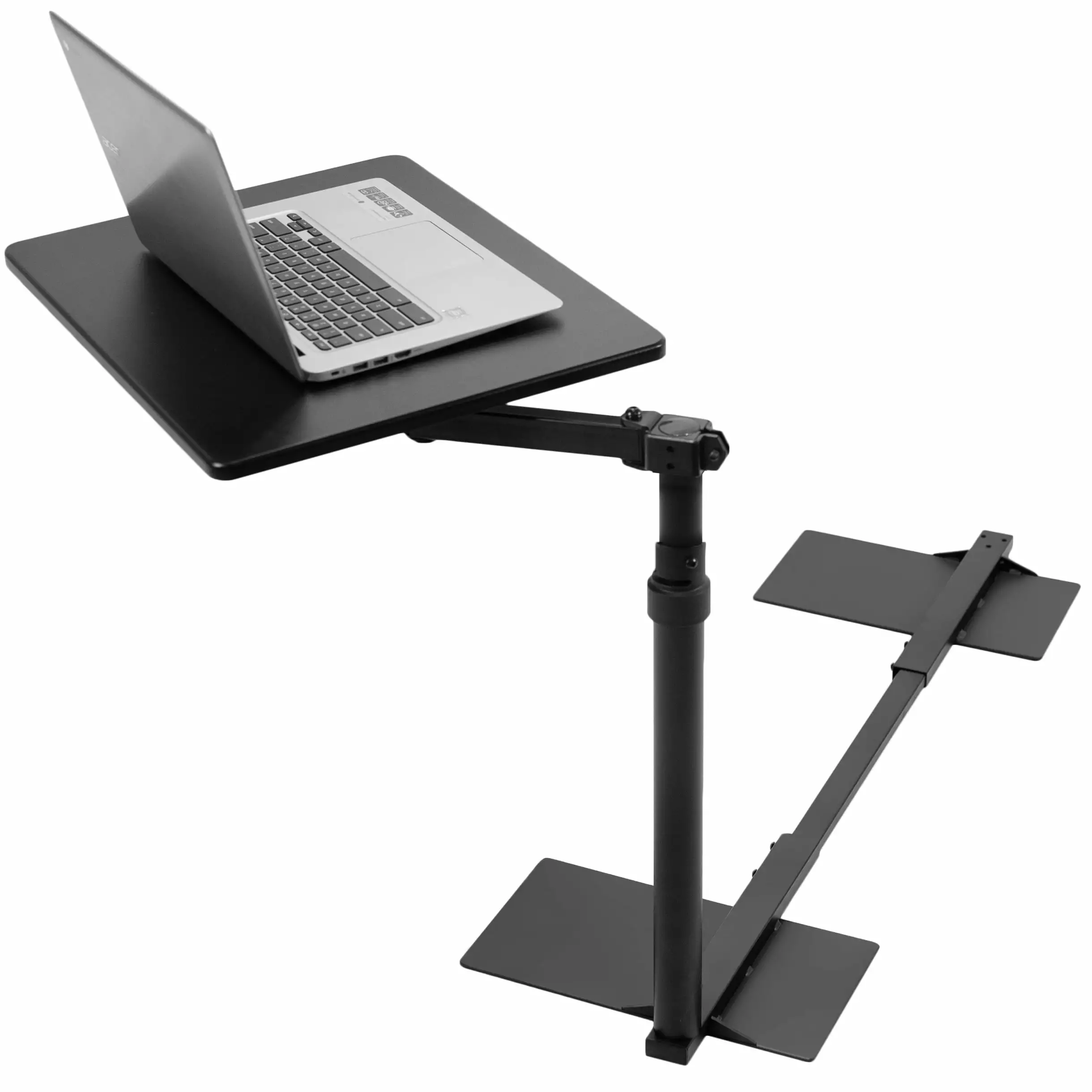 VIVO Black 20 Inch Over Couch Swivel Laptop Desk Remote Work