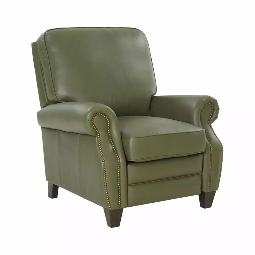Barcalounger Briarwood Recliner Giorgio Chive All Leather Design