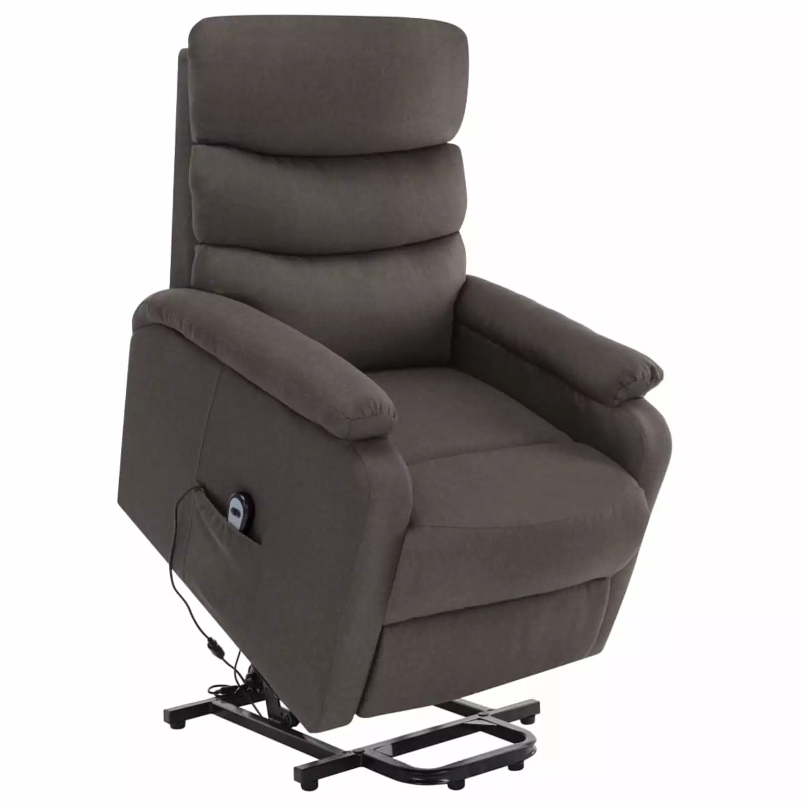 Aibecy Lift Massage Recliner Taupe Fabric Elderly