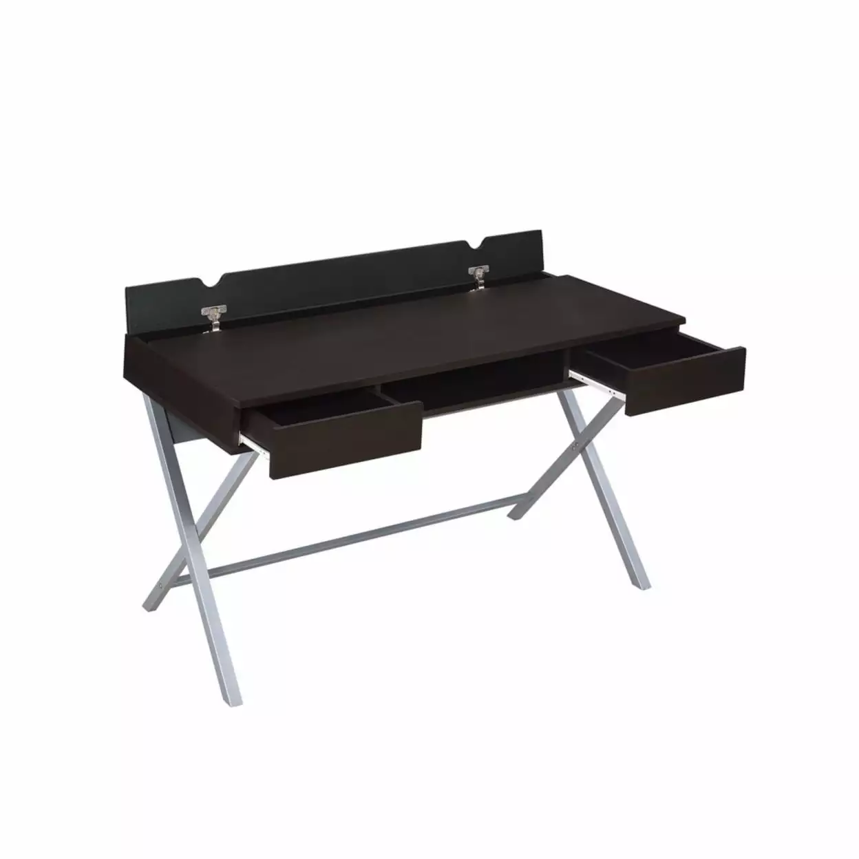 Olsen Lift Top Storage Connect-it Desk Cappuccino Home Office Desk Coaster Company