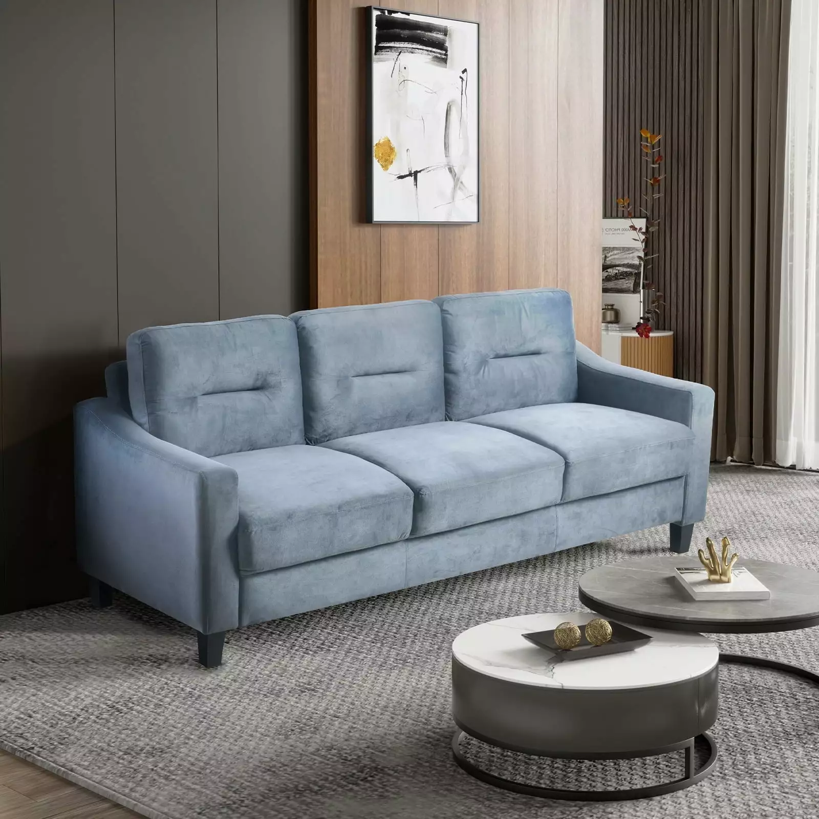 Miekor Furniture Comfortable Couch Living Room Bedroom Office Small Space