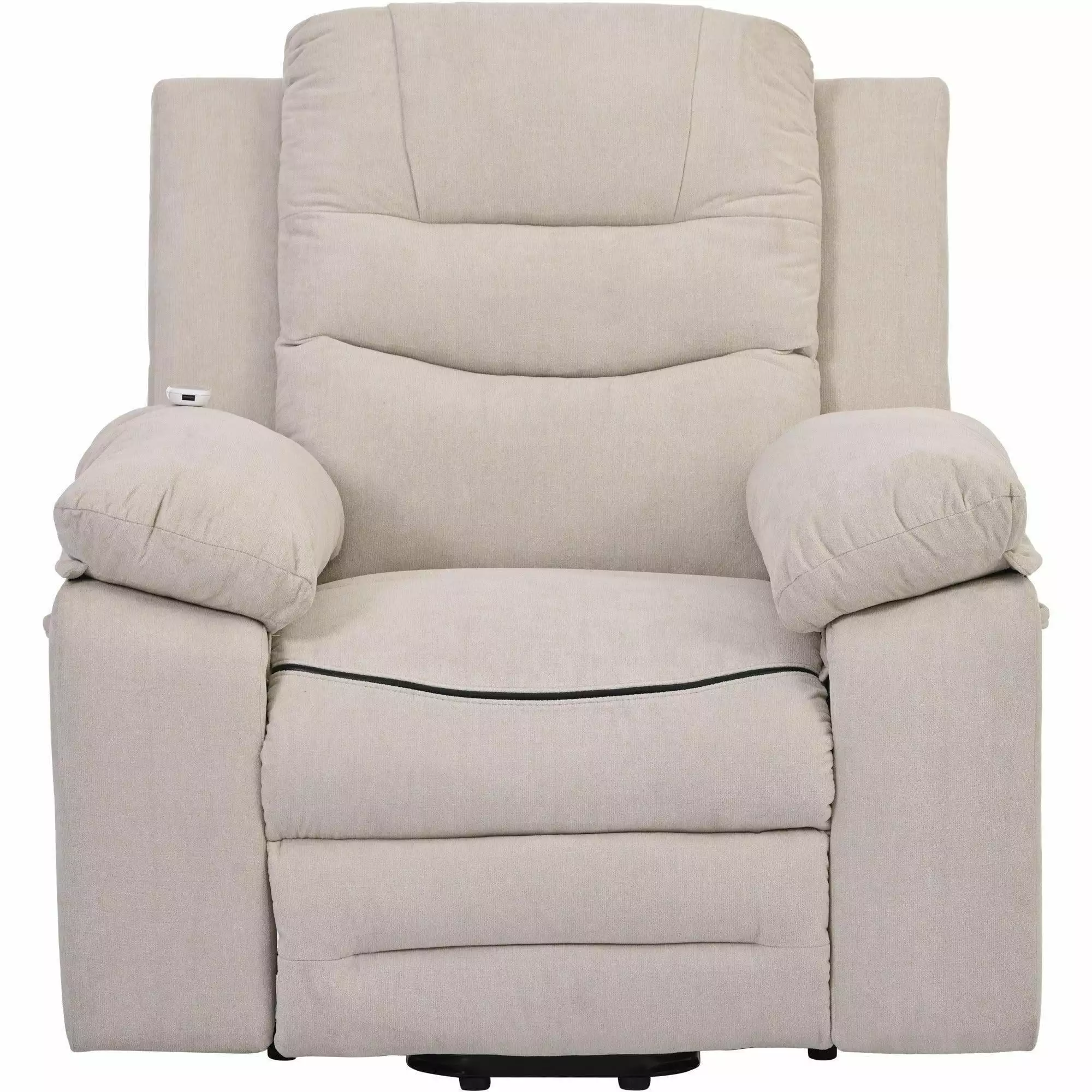 Supfirm Massage Recliner Power Lift Chair Elderly Adjustable Massage and Heating Function Beige
