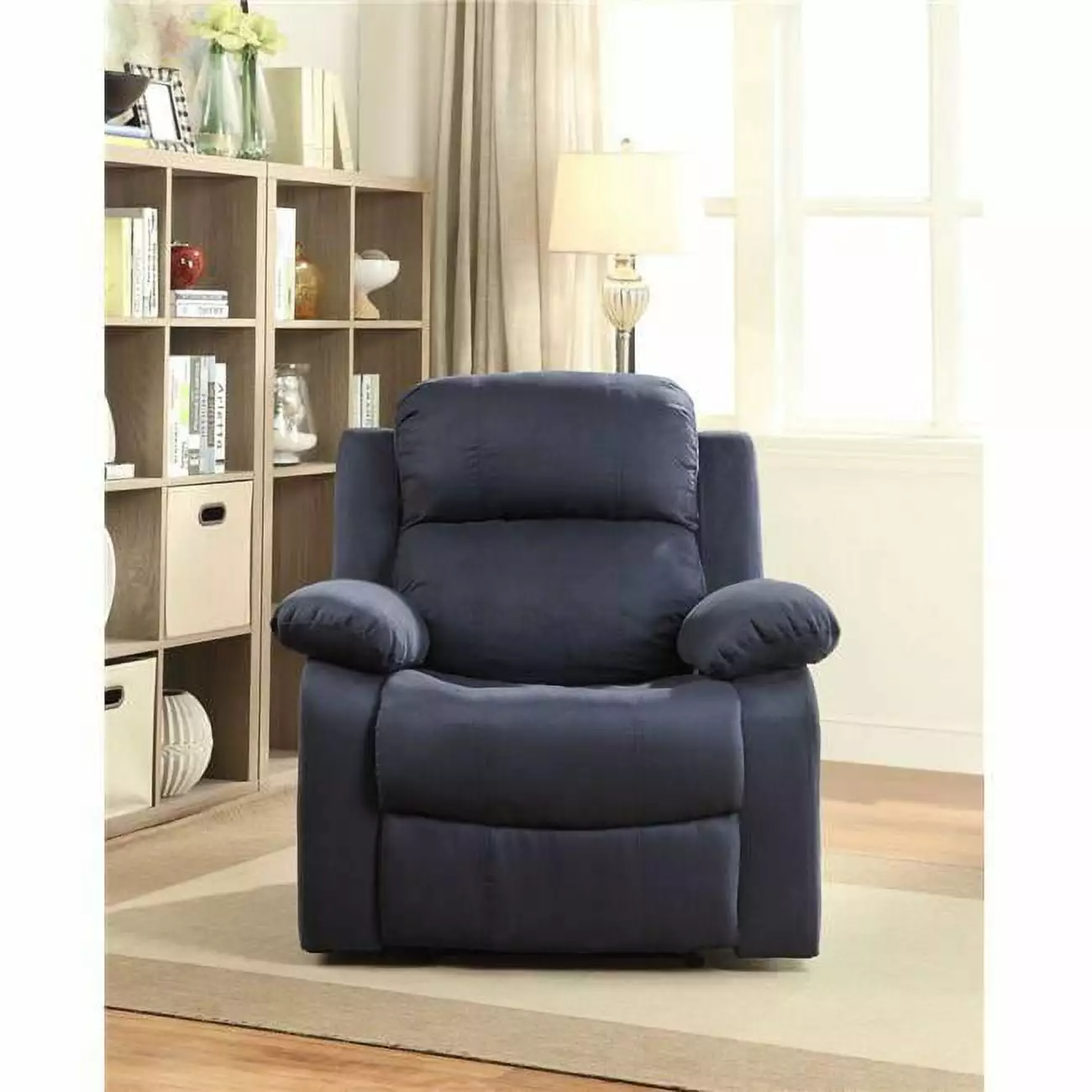 36 X 36 X 41 Chocolate Microfiber Recliner Chair Living Room Comfort HomeRoots