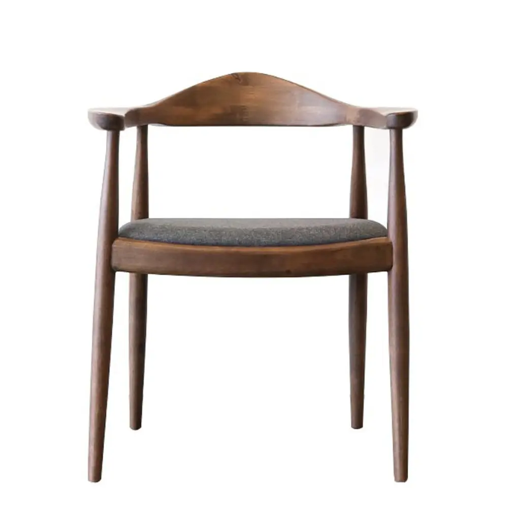 Kelly Mid Century Modern Dining Chair Grey Linen Upholstered Kitchen Seating ashcroft furniture