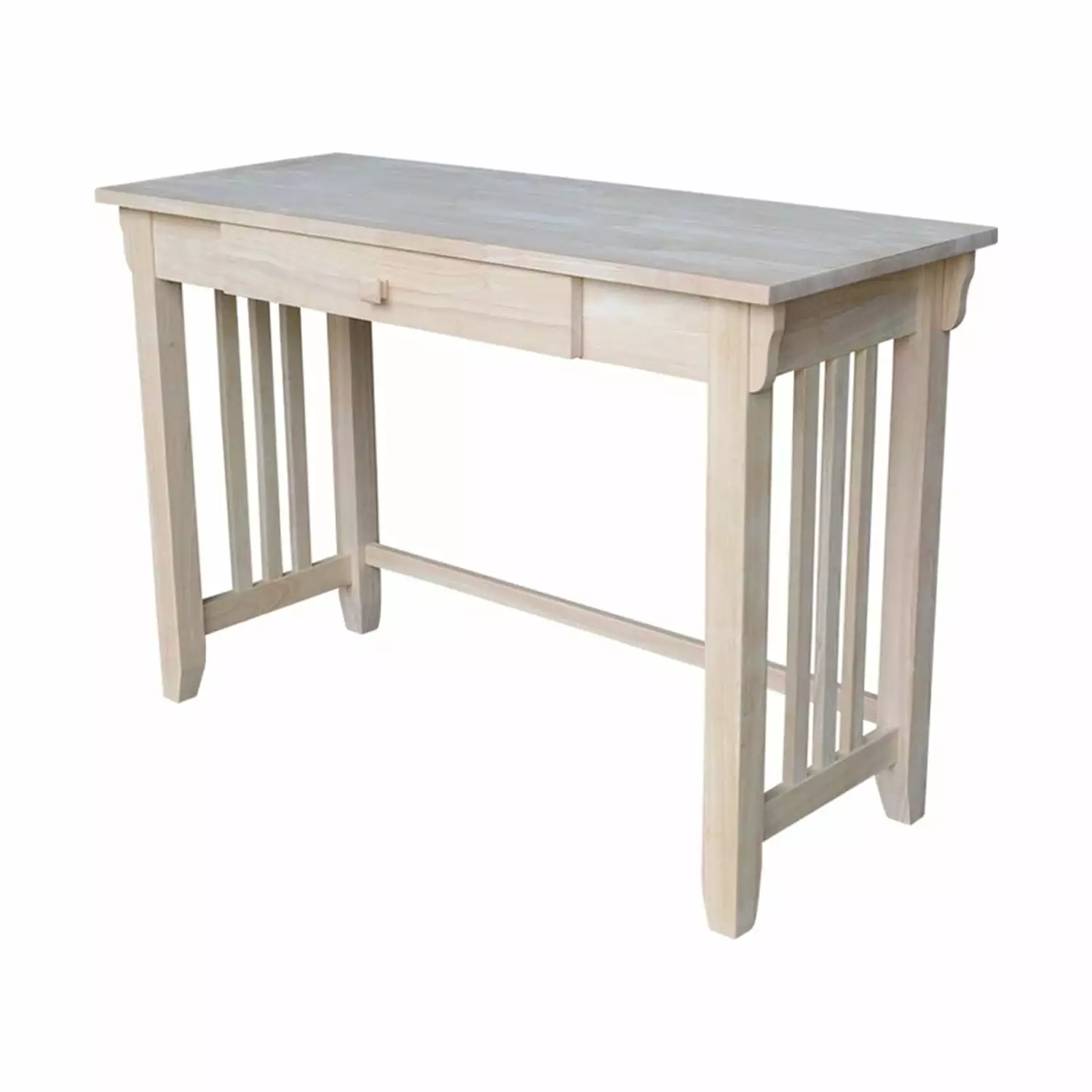 Mission Desk Drawer - Solid Wood Home Office Desk International Concepts
