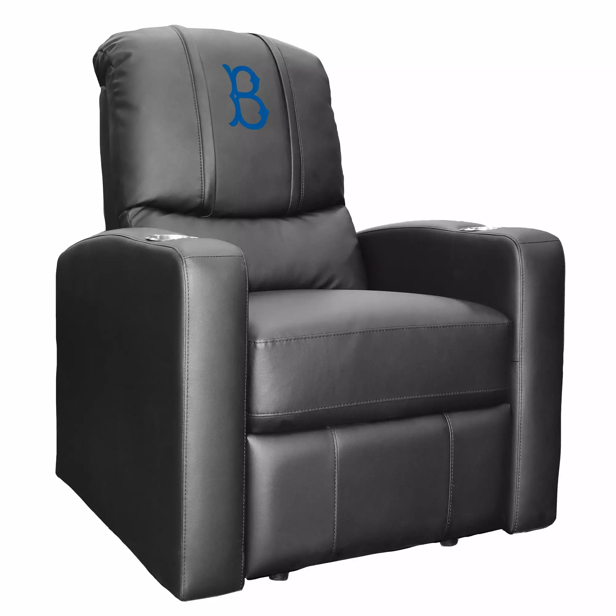 Black Brooklyn Dodgers Team Stealth Manual Recliner Vintage Baseball Fans DreamSeat