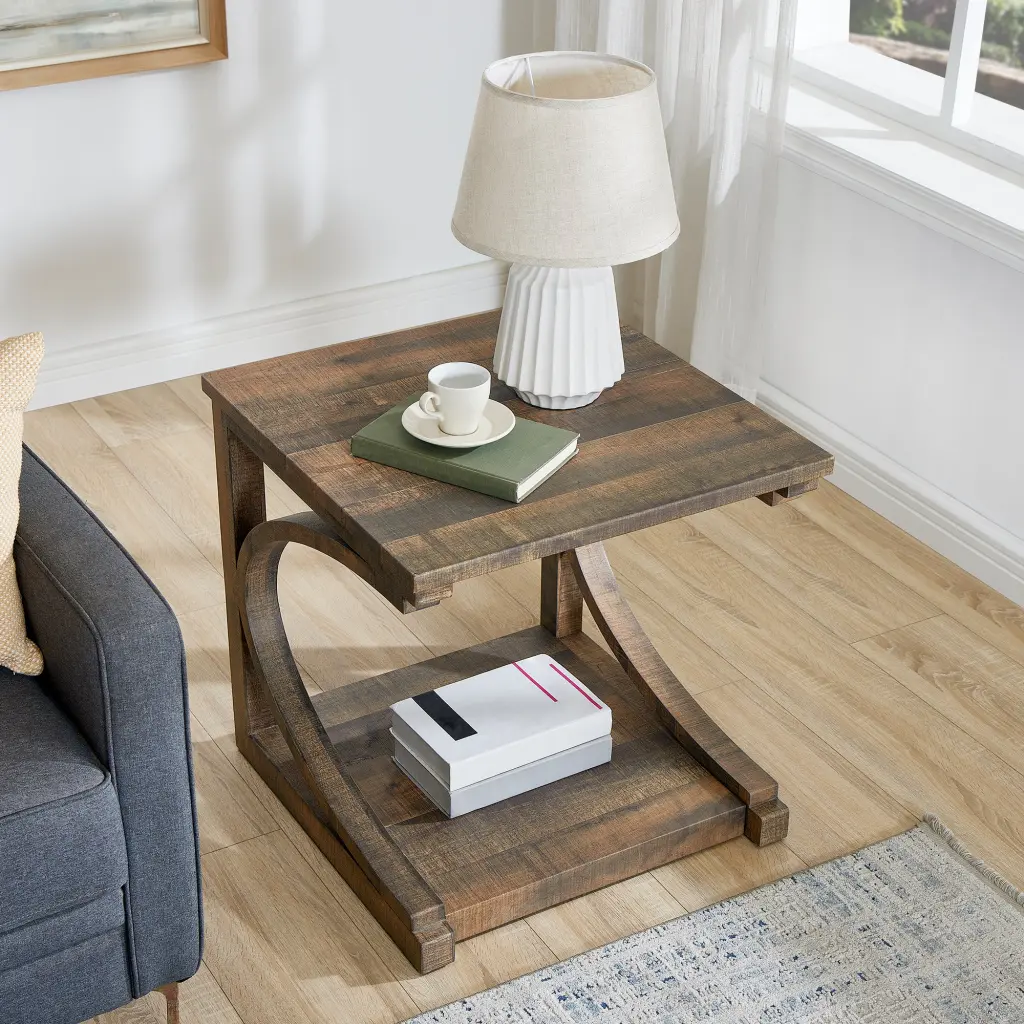 One Kind Coffee Table Solid Wood 23.8 Inch Modern Coffee Table chuangyuan wood industry