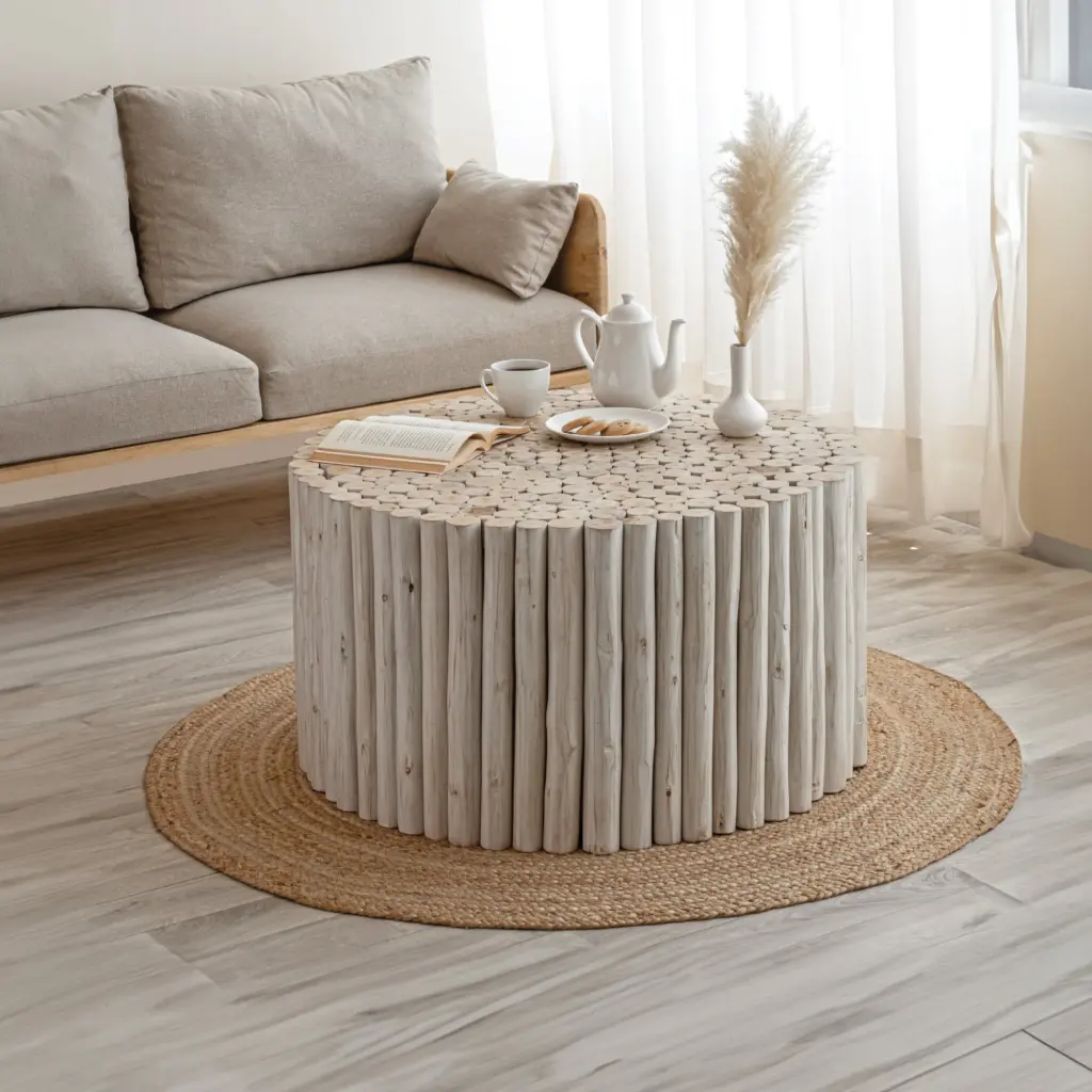 T1009 32 Inch Coffee Table White Modern Rectangular Design galaxy home furnishings