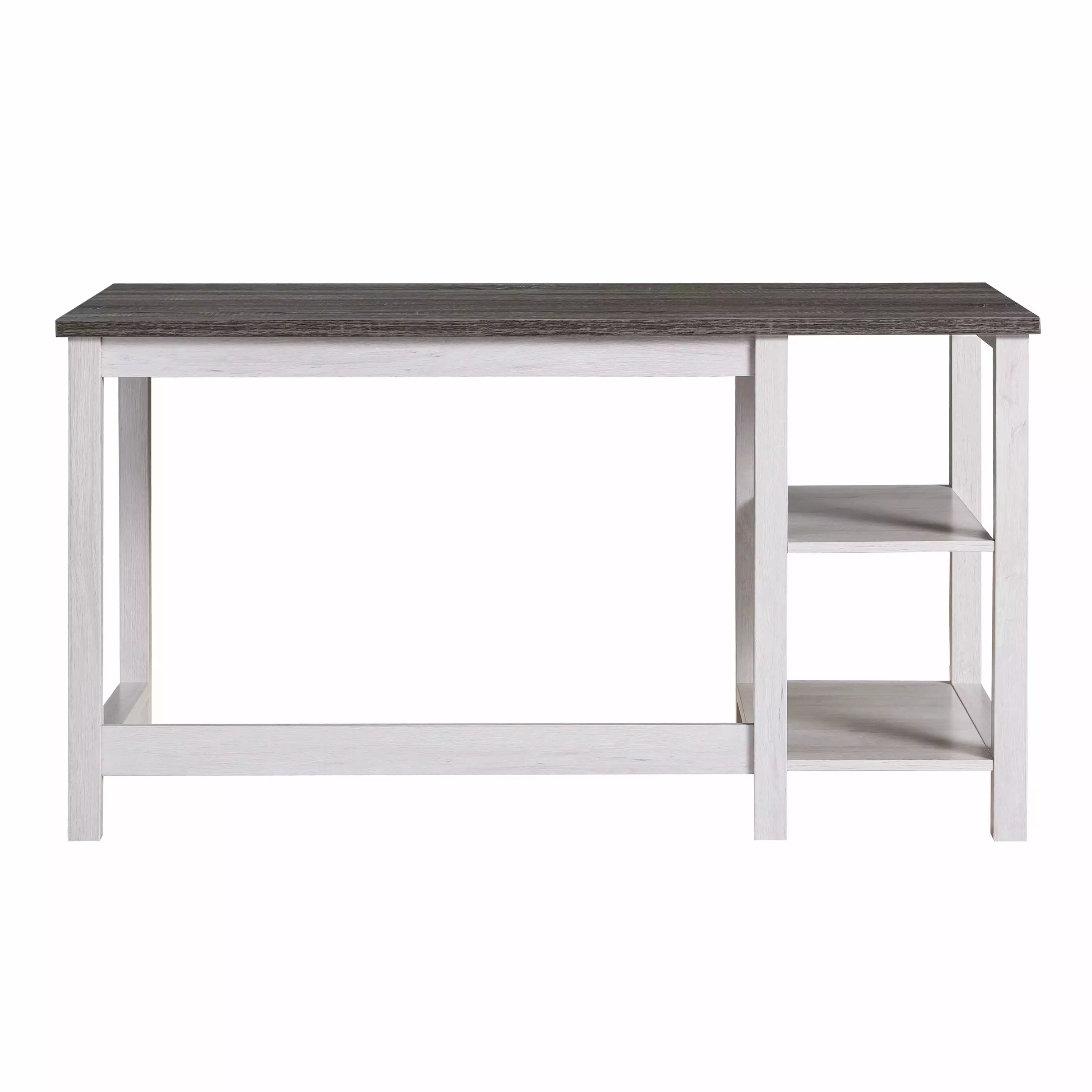 Furniture America Dutoit 55-inch Two-toned White Oak Desk Home Office