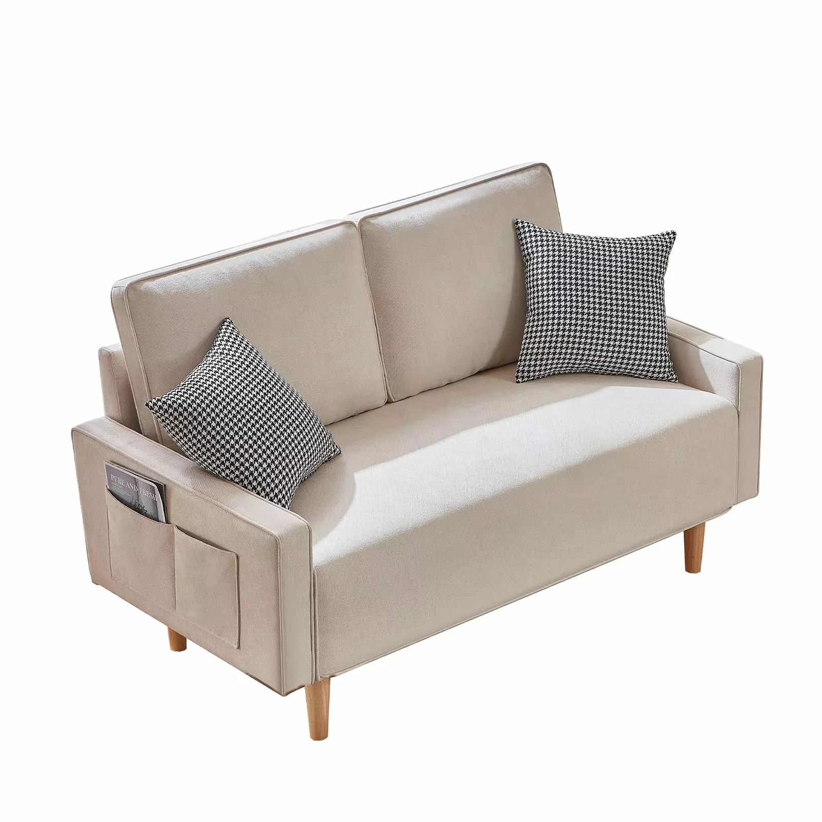 Elegant Linen Sofa Modern Design to Enhance Your Living Space Timeless Sophistication JUSTSHIK