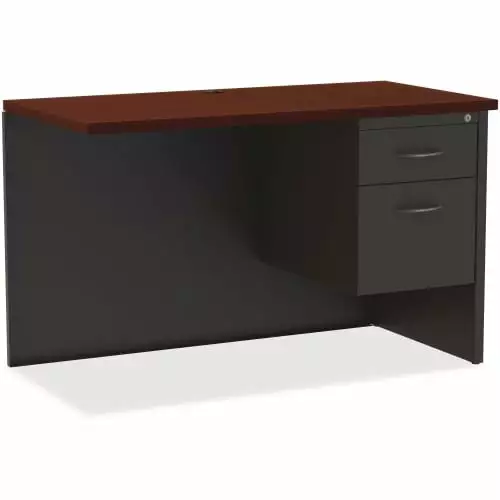 Lorell LLR79154 Mahogany Laminate Modular Desk Series