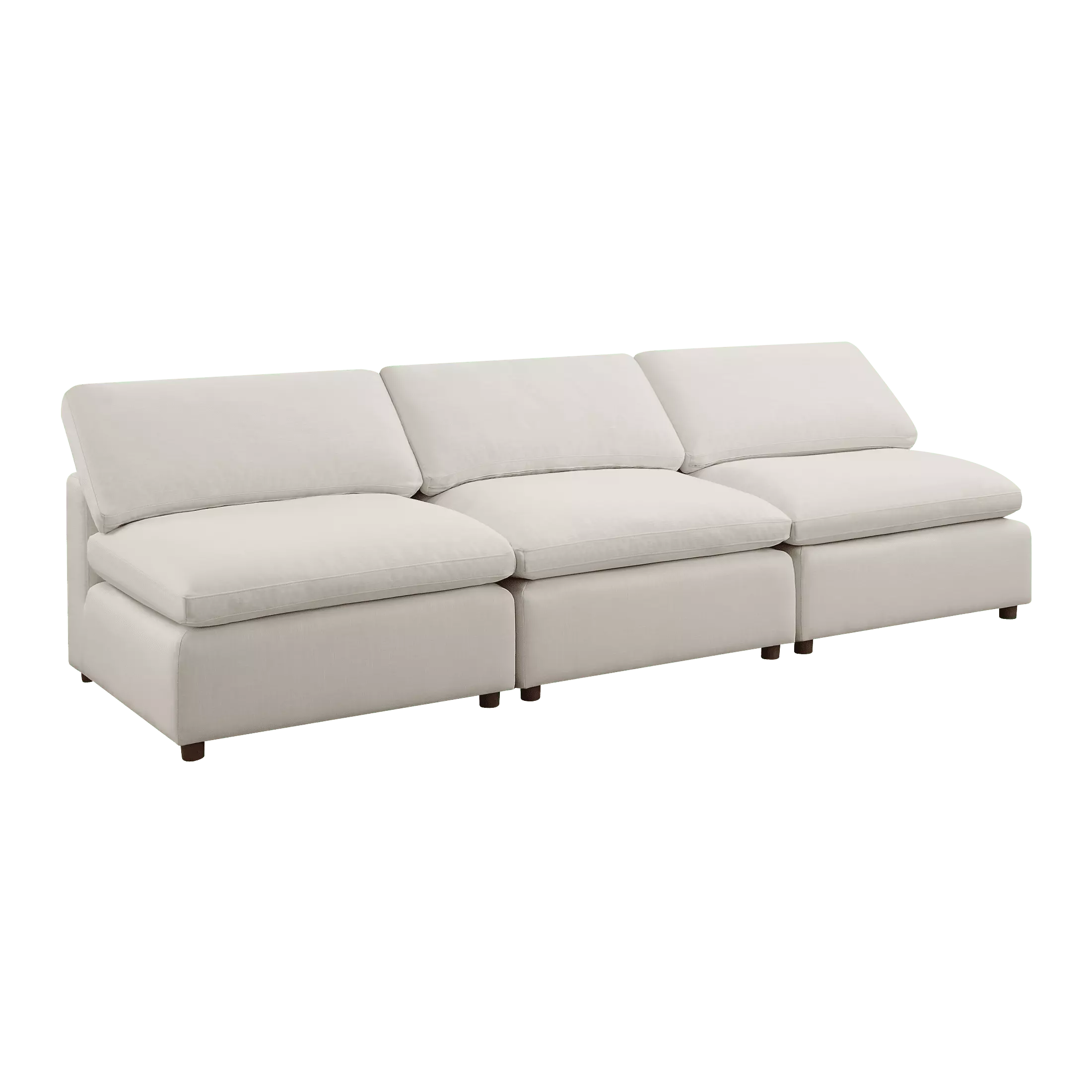 Miekor Furniture Modern Modular Sectional Sofa Set Self-Customization Design White