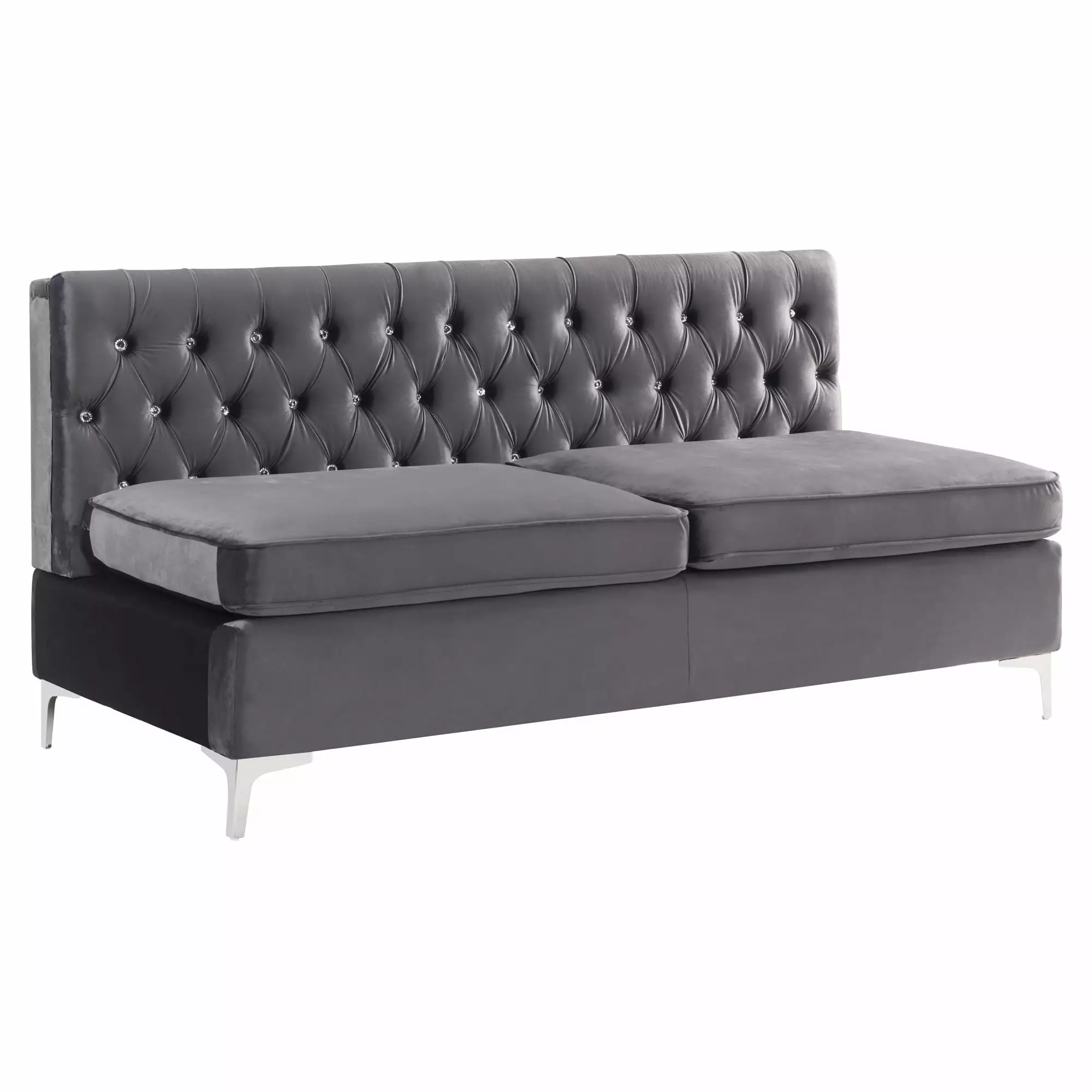 ACME Jaszira Armless Modular Sofa Gray Acme Furniture