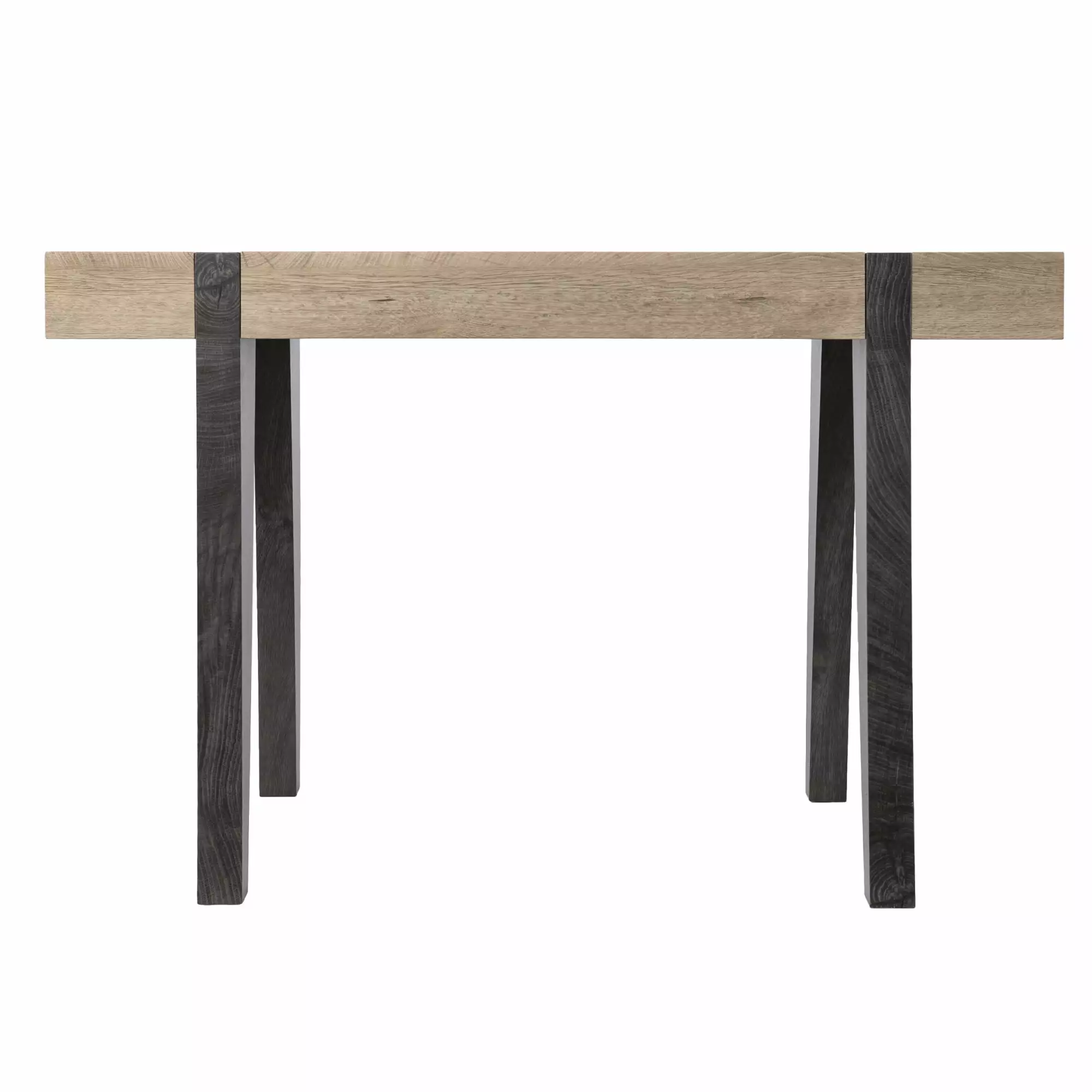 SEI Furniture Ayleston Engineered Wood Multipurpose Desk Natural Black Southern Enterprises